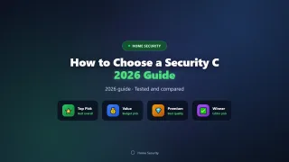 How to Choose a Security Camera: Complete 2026 Buyer’s Guide