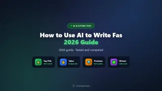 How to Use AI to Write Faster (2026 Productivity Guide)