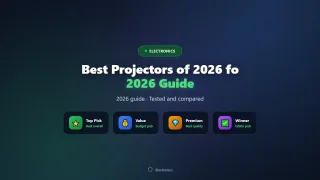 Best Projectors of 2026 for Home Theater and Outdoor Movies