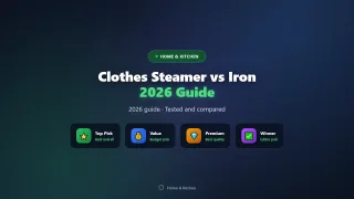 Clothes Steamer vs Iron: Which Is Better in 2026?
