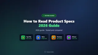 How to Read Product Specs Like a Pro (2026 Guide)