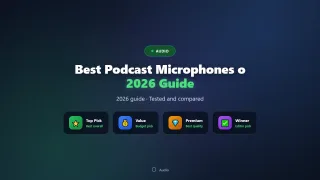 Best Podcast Microphones of 2026 (USB Mics for Beginners)