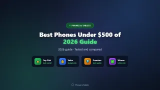 Best Phones Under $500 of 2026 (Flagship Features, Mid Price)