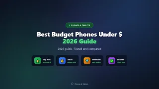 Best Budget Phones Under $300 of 2026