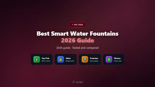 Best Smart Water Fountains for Cats of 2026