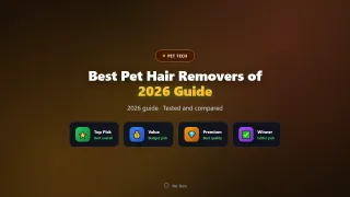 Best Pet Hair Removers of 2026 for Couches and Carpets