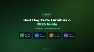 Best Dog Crate Furniture of 2026: Stylish End-Table Crates