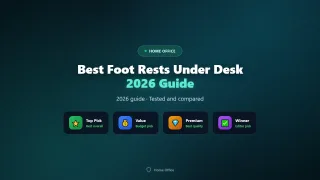 Best Foot Rests Under Desk of 2026 (Ergonomic Picks)