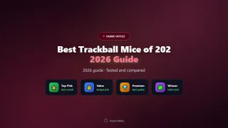 Best Trackball Mice of 2026 (Thumb vs Finger Styles)