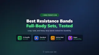 Best Resistance Bands of 2026 for Full-Body Home Workouts