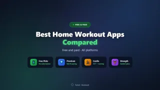 Best Home Workout Apps of 2026 (Free and Paid, Compared)
