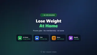 How to Lose Weight Without Going to the Gym (2026 Guide)