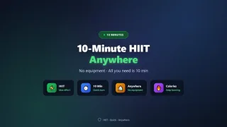 10-Minute HIIT Workouts You Can Do Anywhere (2026)