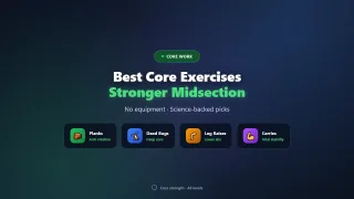 Best Core Exercises for a Stronger Midsection (2026 Edition)