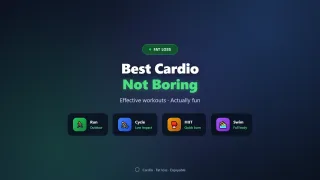 Best Cardio Workouts for Fat Loss That Arent Boring (2026)