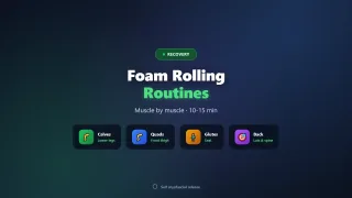 Best Foam Rolling Routines for Muscle Recovery (2026)