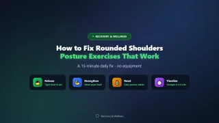 How to Fix Rounded Shoulders: Posture Exercises That Work