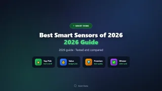 Best Smart Sensors of 2026: Motion, Door, Leak, and More