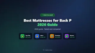 Best Mattresses for Back Pain of 2026