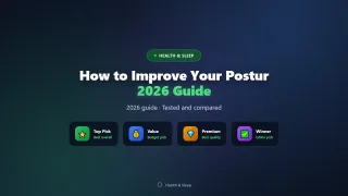 How to Improve Your Posture at a Desk (2026 Guide)