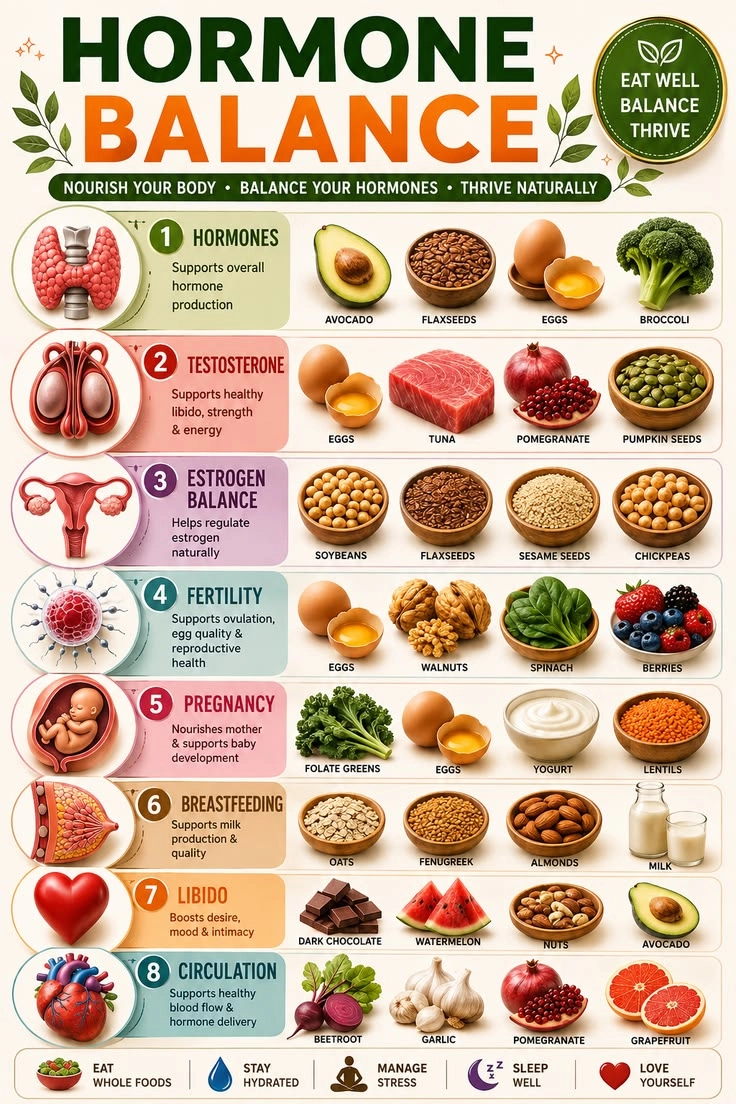 Foods For Hormone Balance To Regulate Estrogen And Energy Foods for Hormone Balance to Regulate Estrogen and Energy