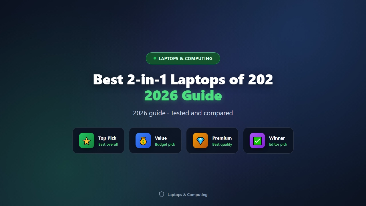 Best 2-in-1 Laptops of 2026 (Laptop and Tablet in One)