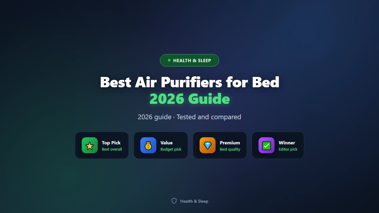 Best Air Purifiers for Bedrooms (Allergies and Sleep)