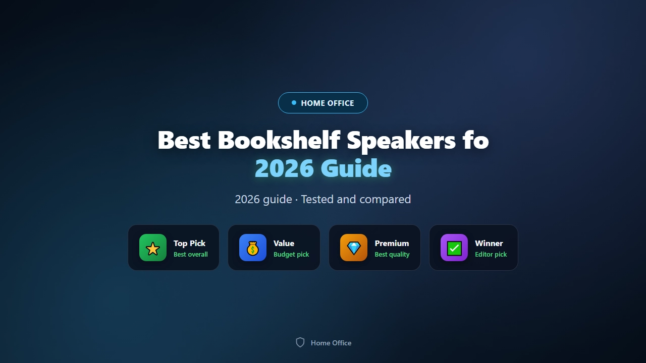 Best Bookshelf Speakers for Desk Setups of 2026 Under $200
