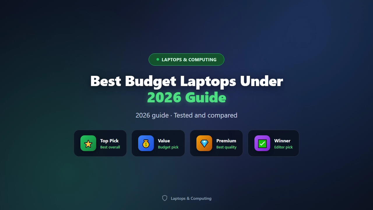 Best Budget Laptops Under $500 of 2026