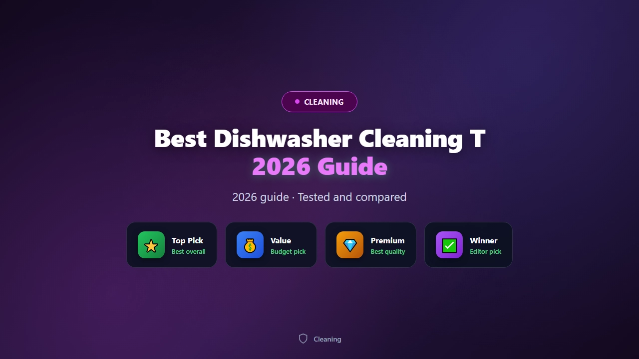 Best Dishwasher Cleaning Tablets of 2026