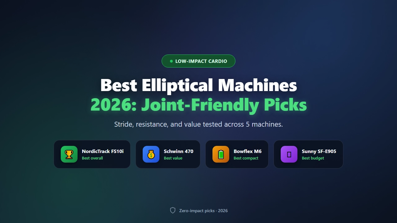 Best Elliptical Machines for Low-Impact Cardio