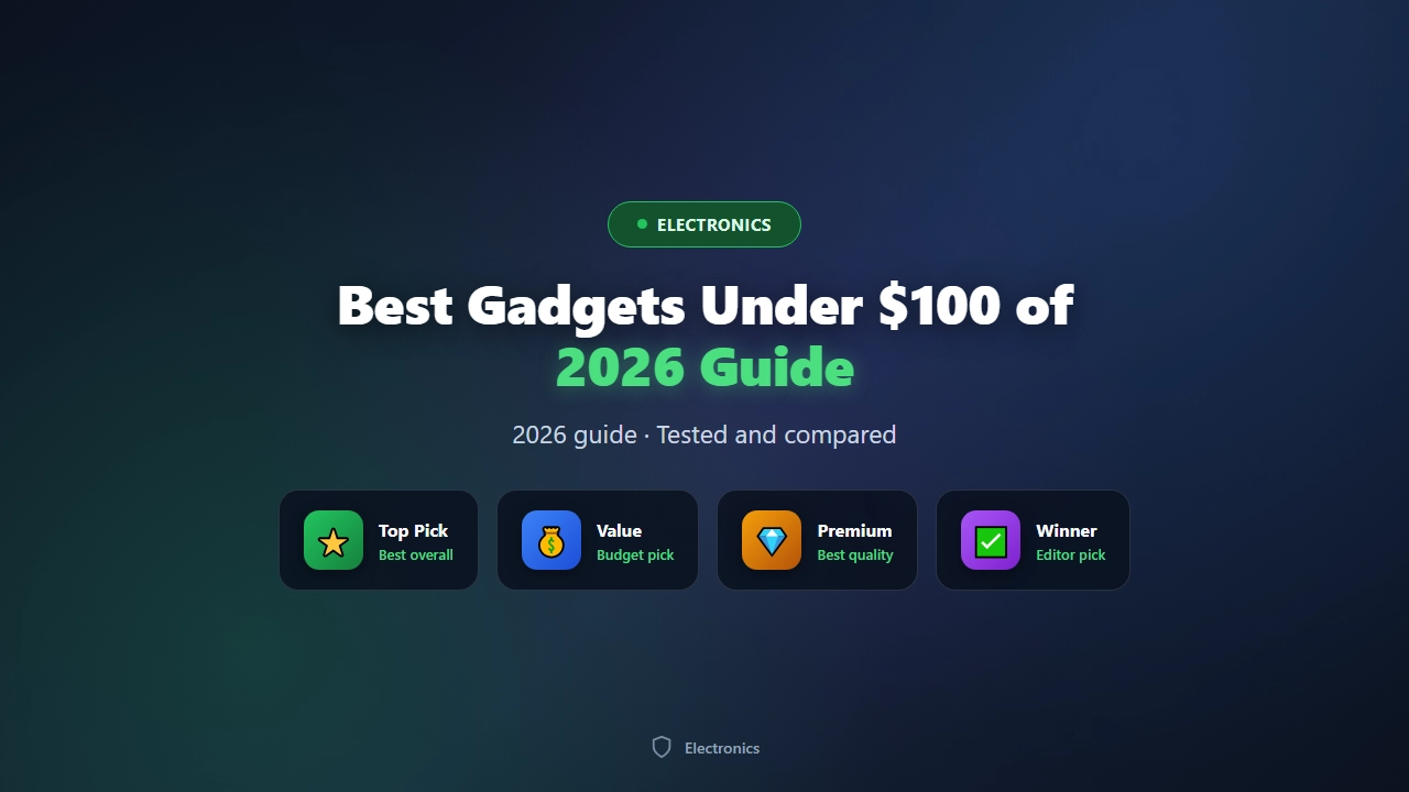 Best Gadgets Under $100 of 2026 (Tested and Ranked)