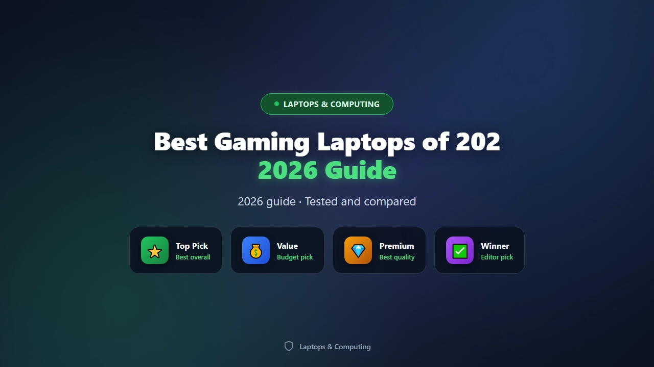 Best Gaming Laptops of 2026 (Budget to Enthusiast)