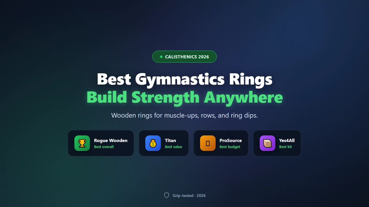 Best Gymnastics Rings of 2026 for Calisthenics Training