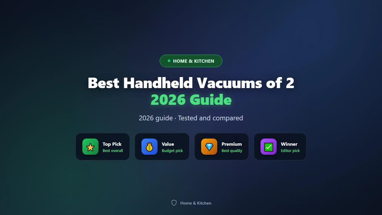 Best Handheld Vacuums of 2026 (Cars and Quick Messes)
