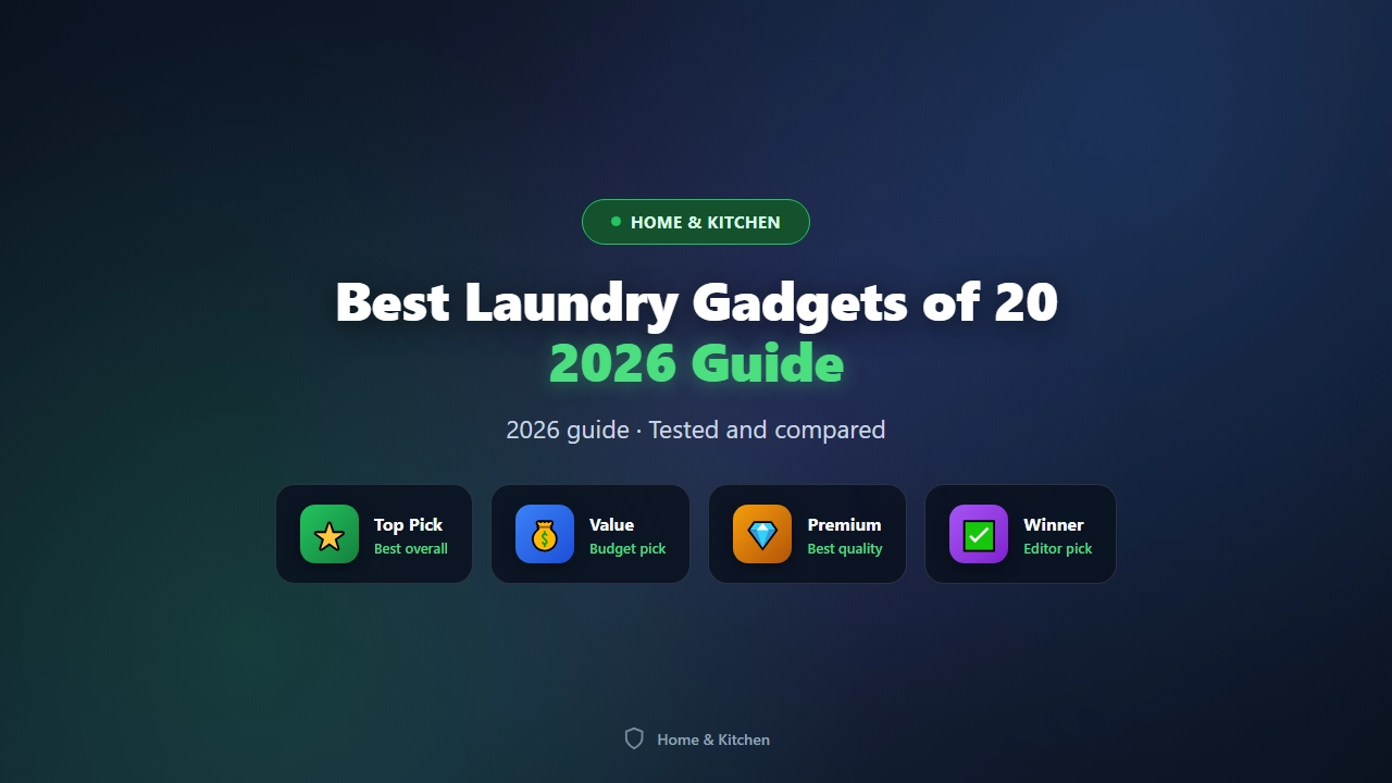 Best Laundry Gadgets of 2026 (Speed Up Laundry Day)