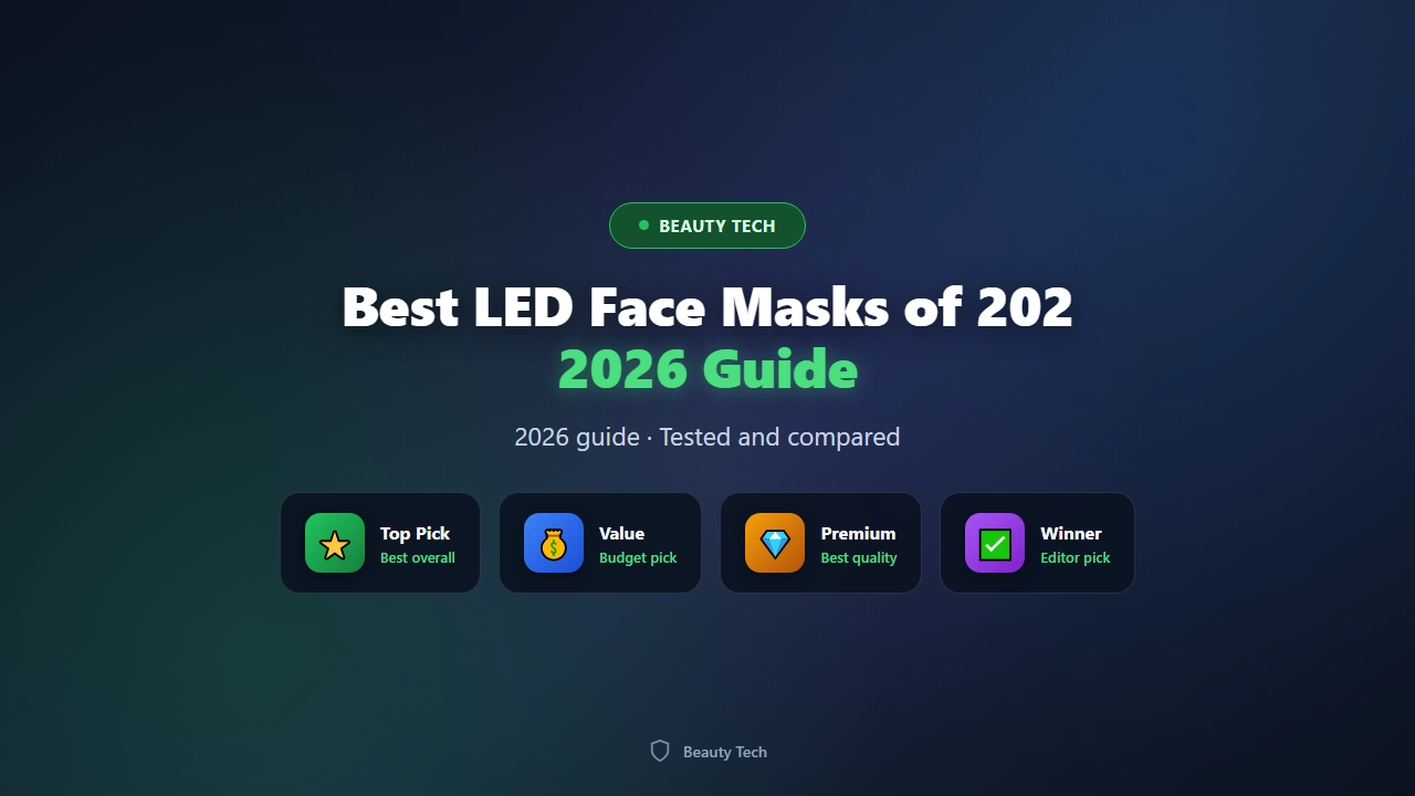 Best LED Face Masks of 2026 (Red Light Therapy at Home)
