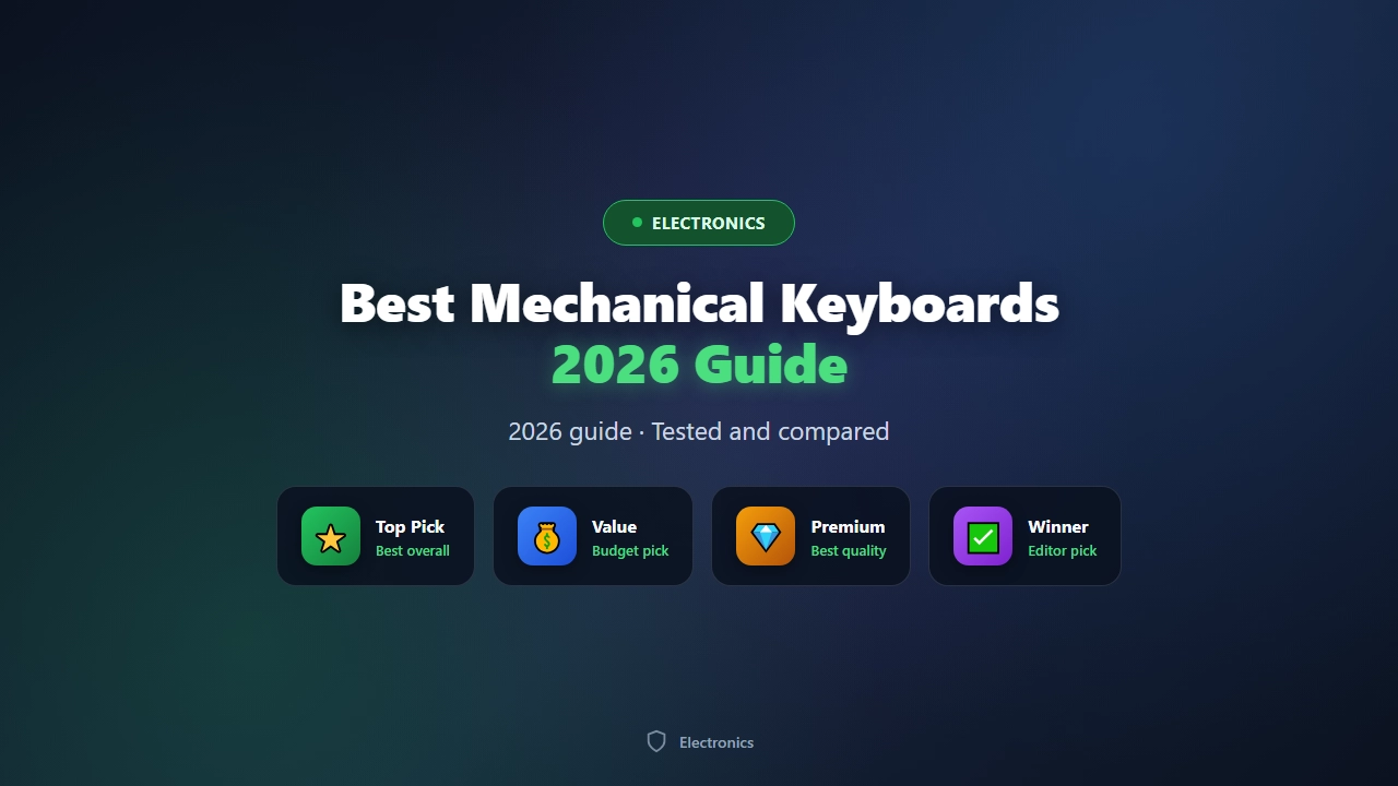 Best Mechanical Keyboards of 2026 (Budget to Premium)