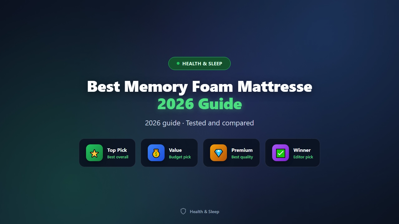 Best Memory Foam Mattresses of 2026 (Budget Picks)