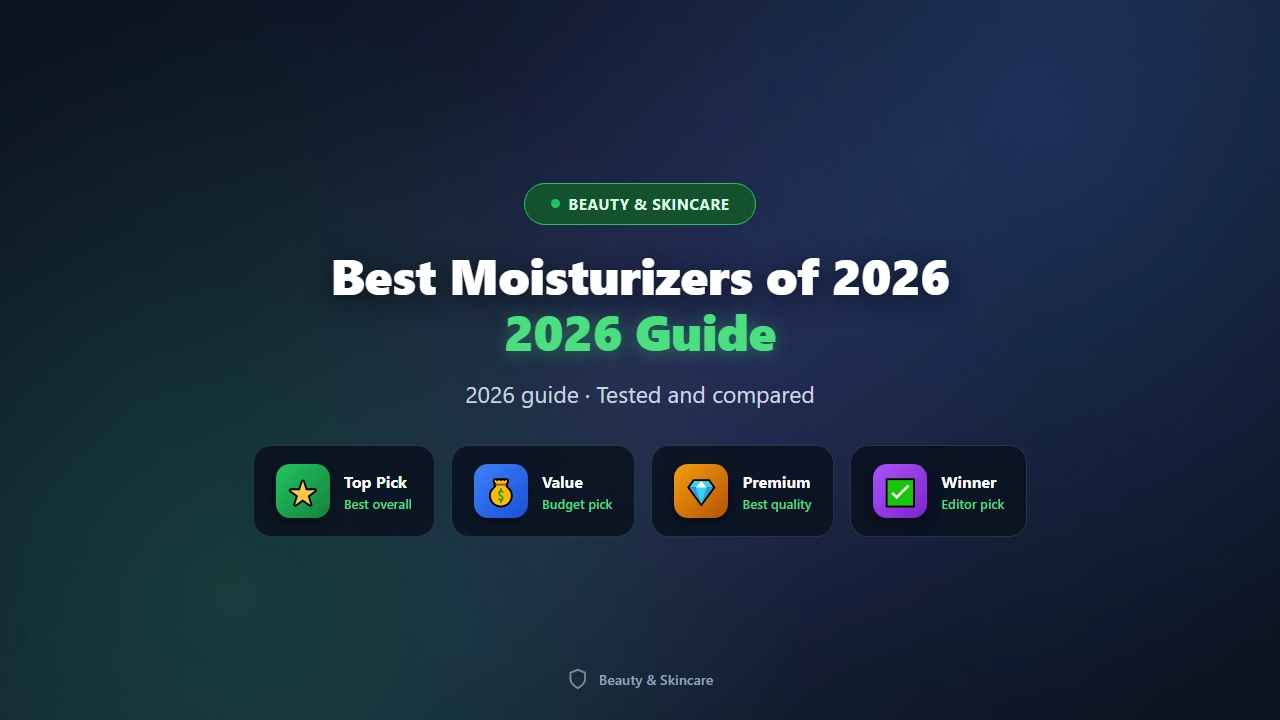 Best Moisturizers of 2026 for Dry Skin (Tested)