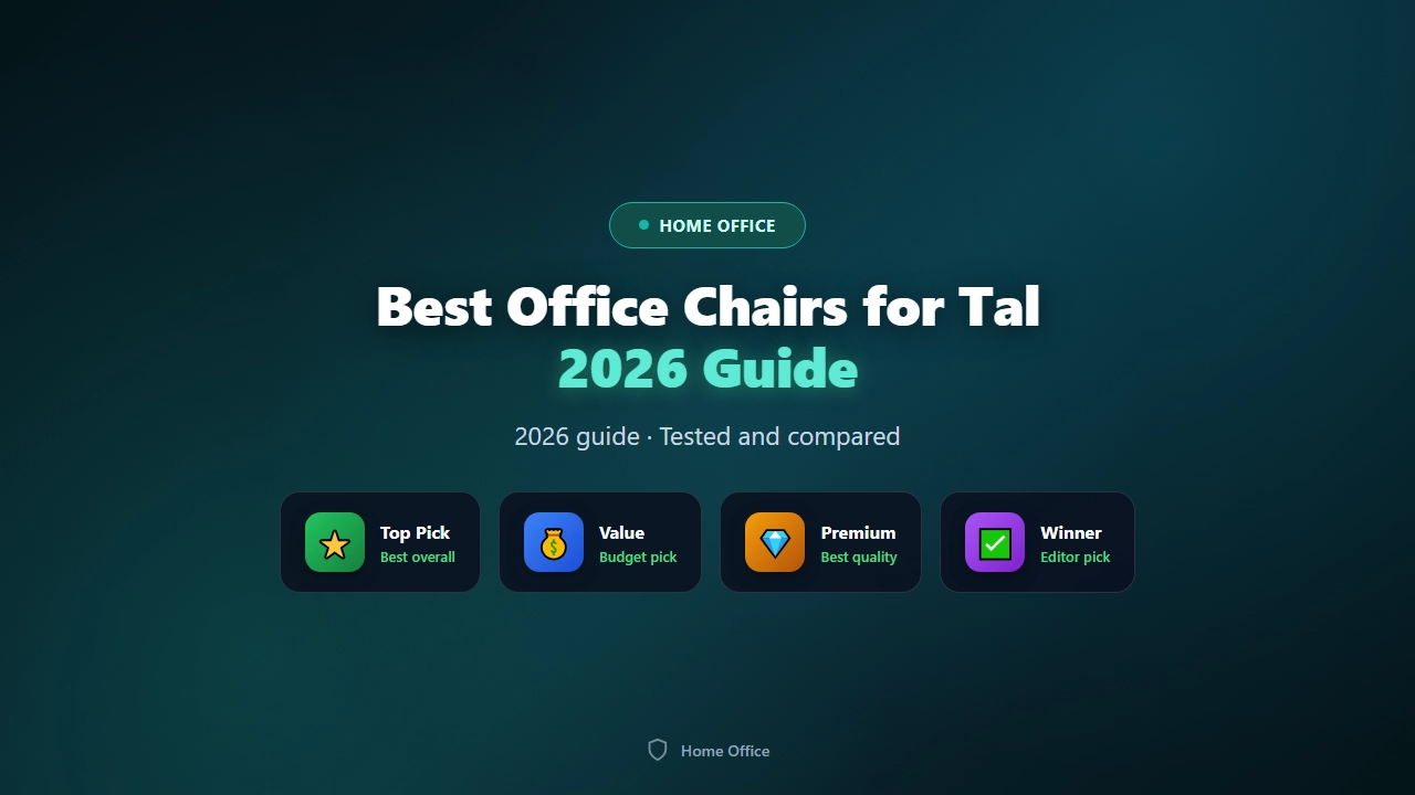 Best Office Chairs for Tall People of 2026 (High Weight Capacity)