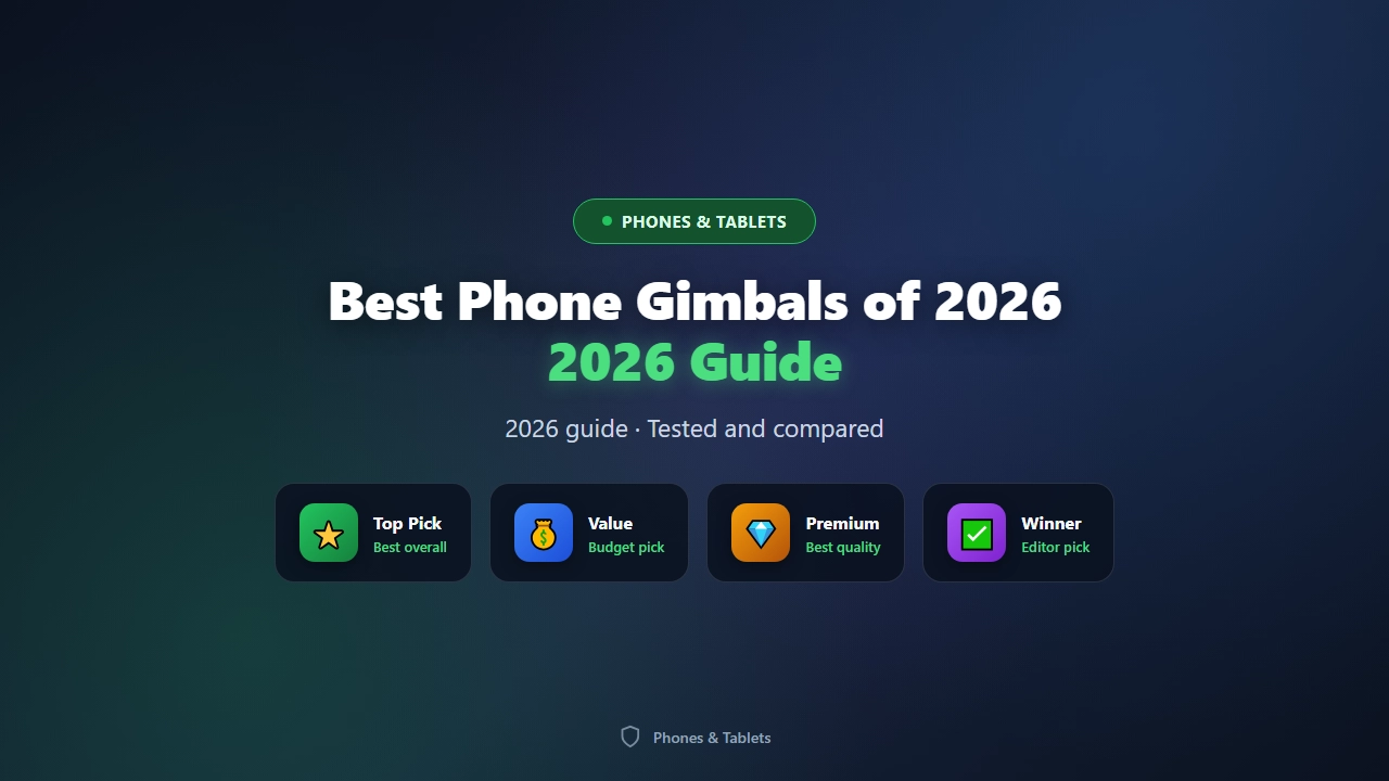 Best Phone Gimbals of 2026 (Smooth Video on the Go)