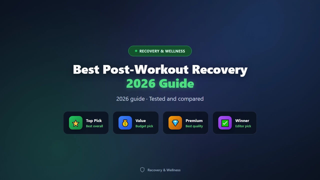 Best Post-Workout Recovery Drinks and Supplements