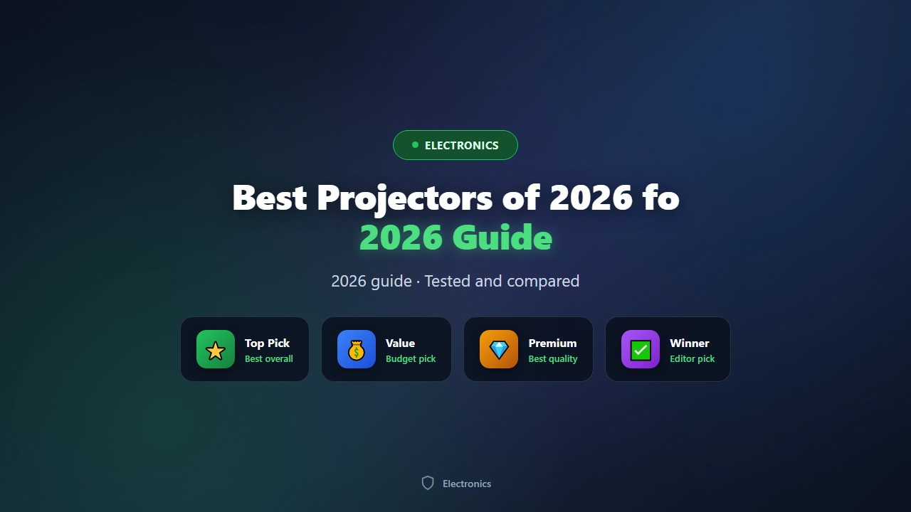 Best Projectors for Home Theater and Outdoor Movies