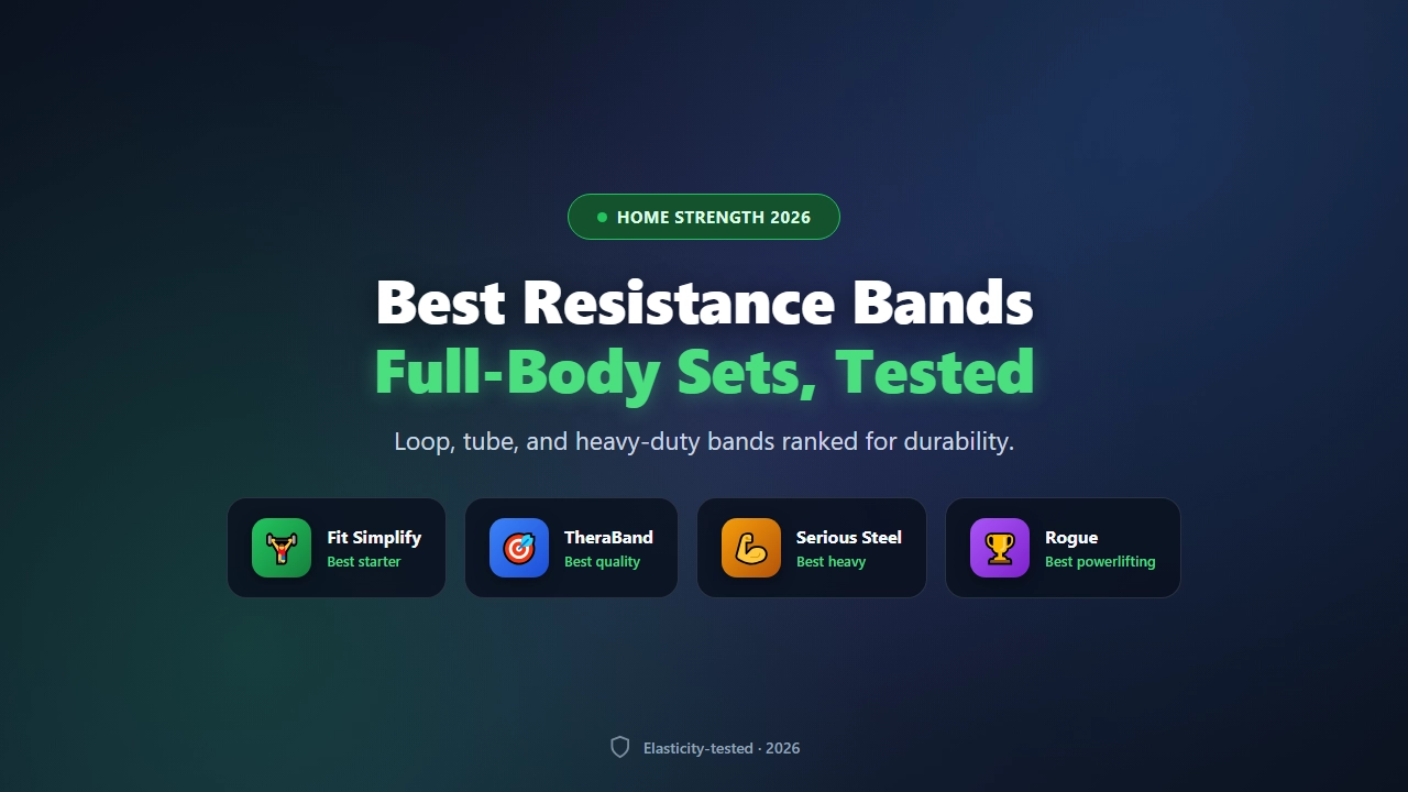 Best Resistance Bands for Full-Body Home Workouts