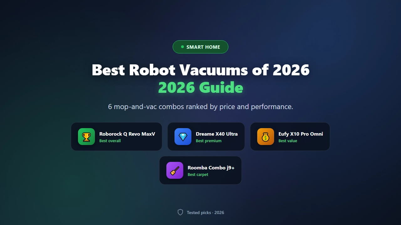 Best Robot Vacuums: Mop-and-Vac Combos Ranked