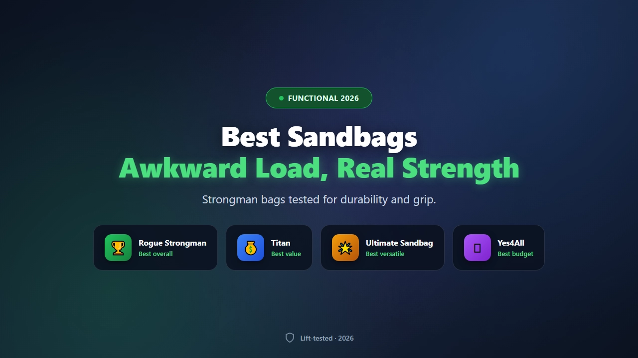 Best Sandbags for Functional Strength Training