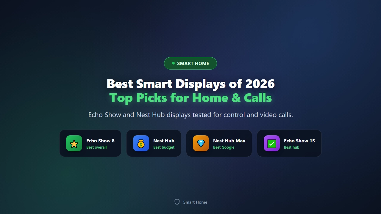Best Smart Displays for Home Control and Video Calls
