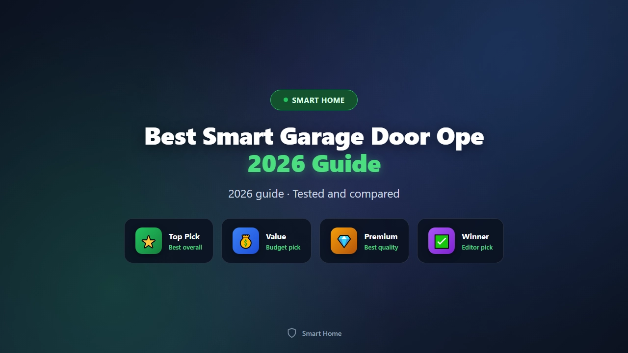 Best Smart Garage Door Openers of 2026