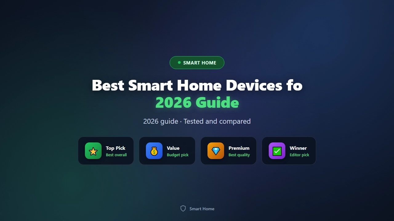 Best Smart Home Devices for Apartments (Space-Saving Picks)